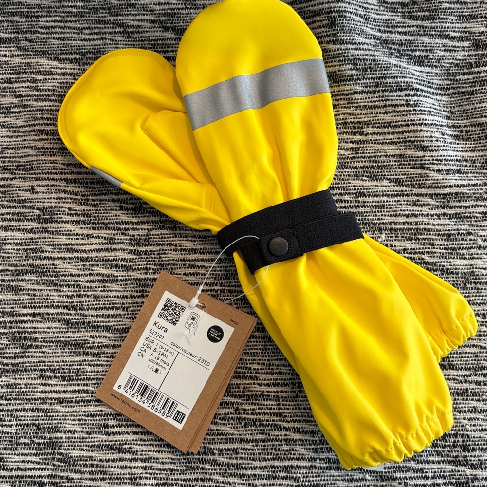 Reima waterproof rain mittens 6-18 months